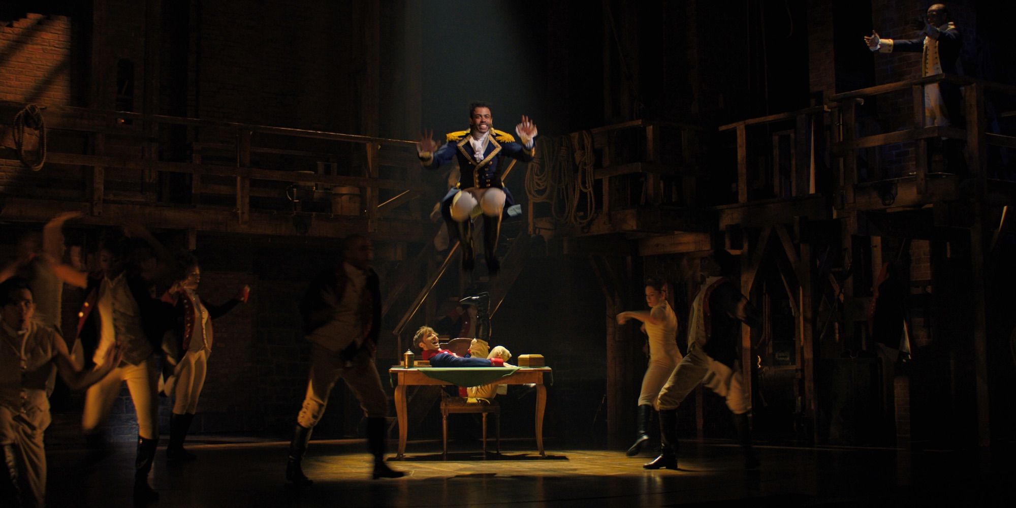 Daveed Diggs as Marquis de Lafayette in Hamilton