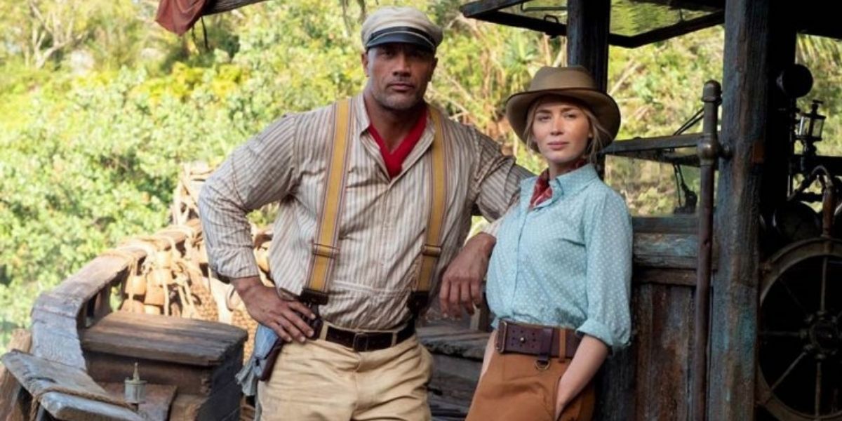 Dwayne Johnson and Emily Blunt in Disney's Jungle Cruise - July 2021