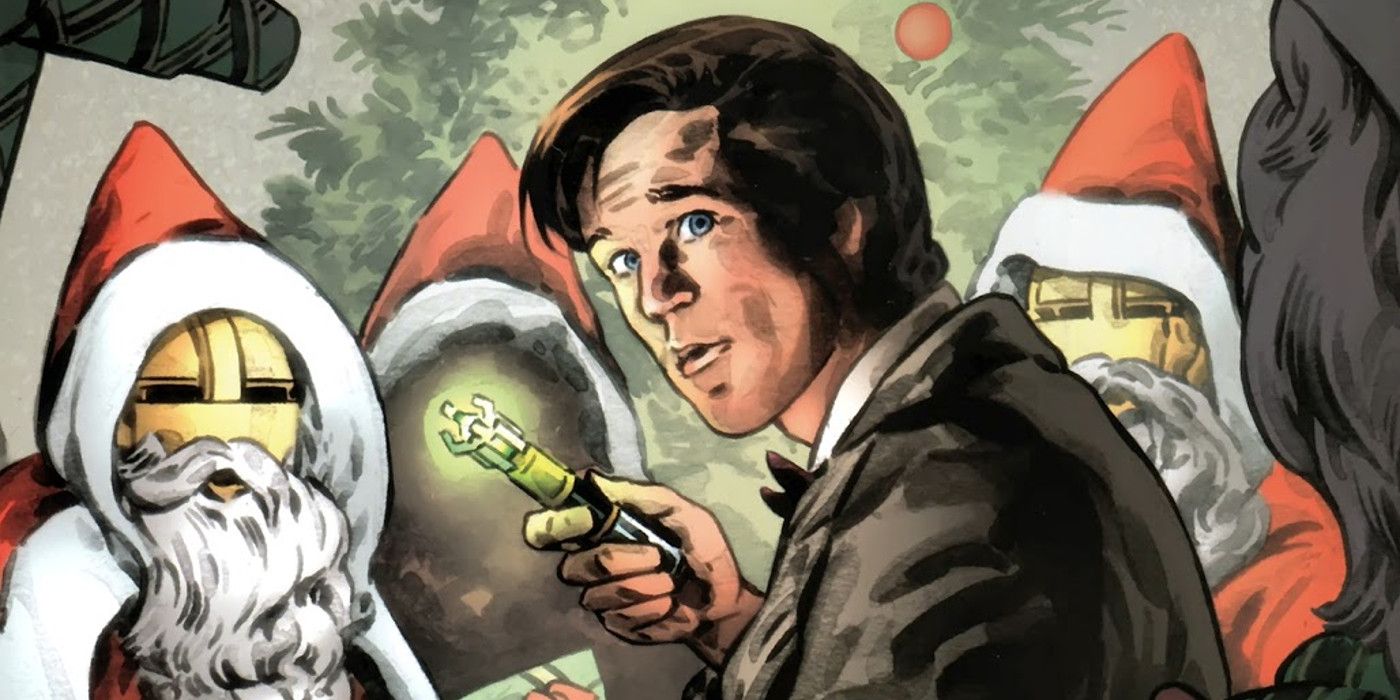 Doctor Who Comic Eleventh Doctor Matt Smith Santa Robots Roboforms
