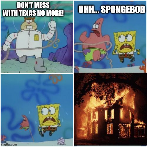 Sandy Spongebob and Patrick Meme SpongeBob SquarePants