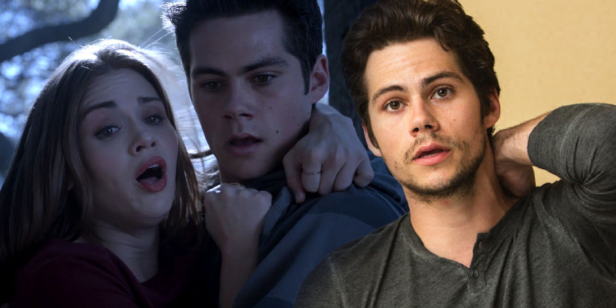 Dylan obrien Stiles and Lydia teen wolf