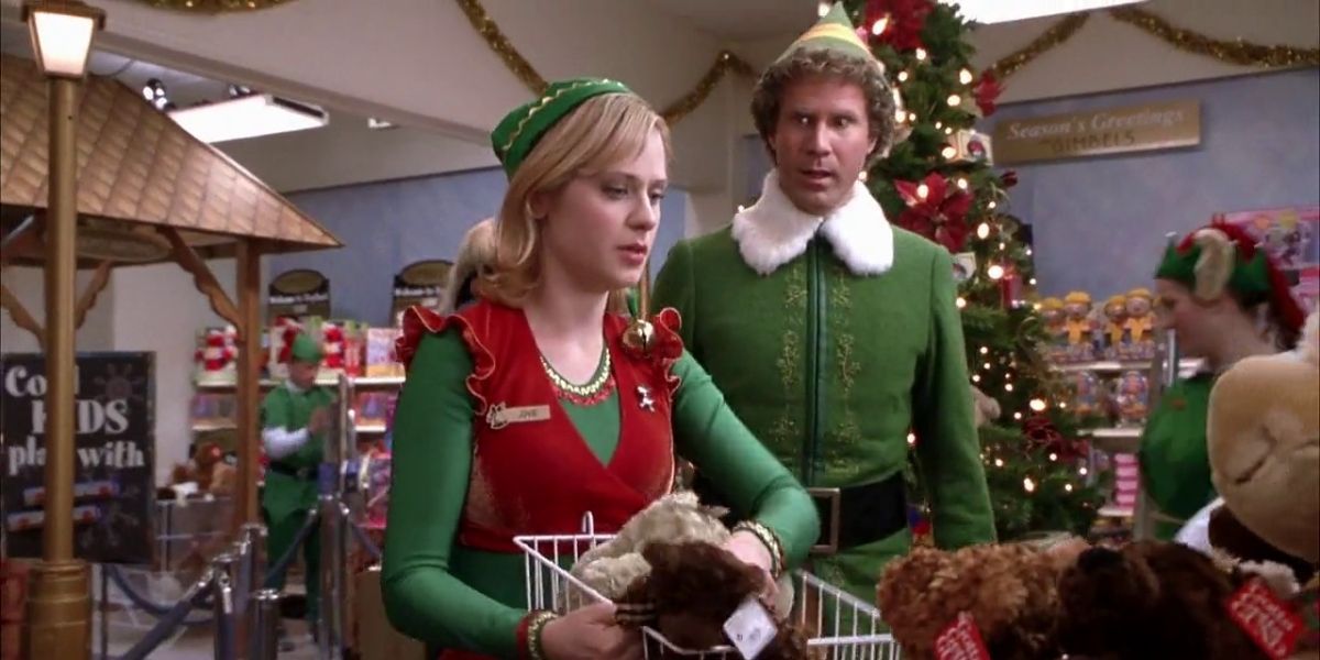 Will Ferrell et Zoeey Deschenel dans Elf (2003)