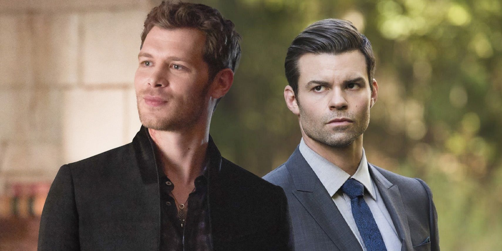 A blended image features Klaus and Elijah in The Originals