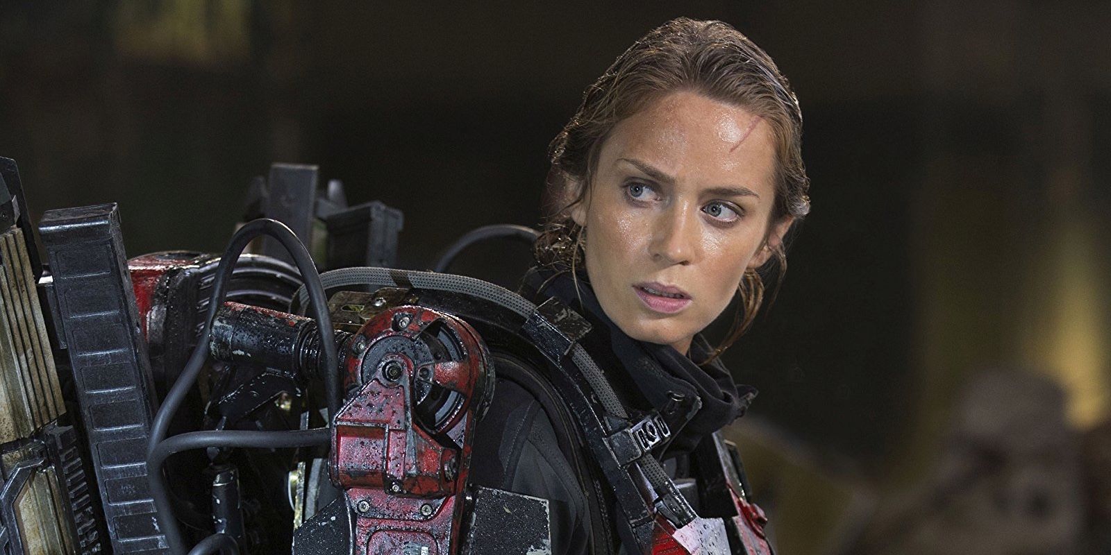Emily Blunt looks back in Edge of Tomorrow