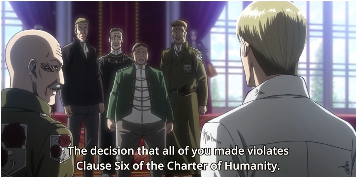 Erwin Smith's coup - Attack on Titan