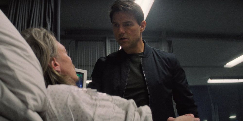 Ethan Hunt confronts a terrorist in Mission: Impossible - Fallout