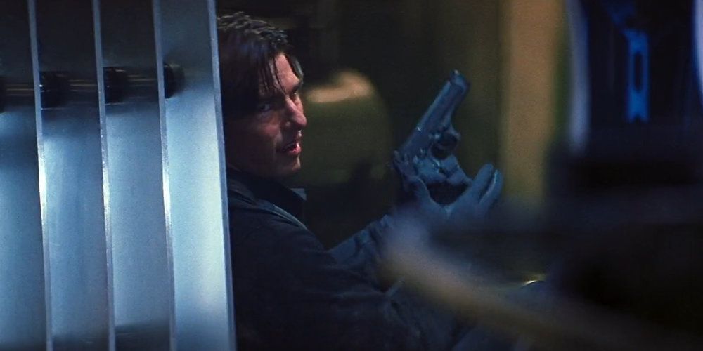 Ethan Hunt confronts Ambrose in Mission: Impossible 2