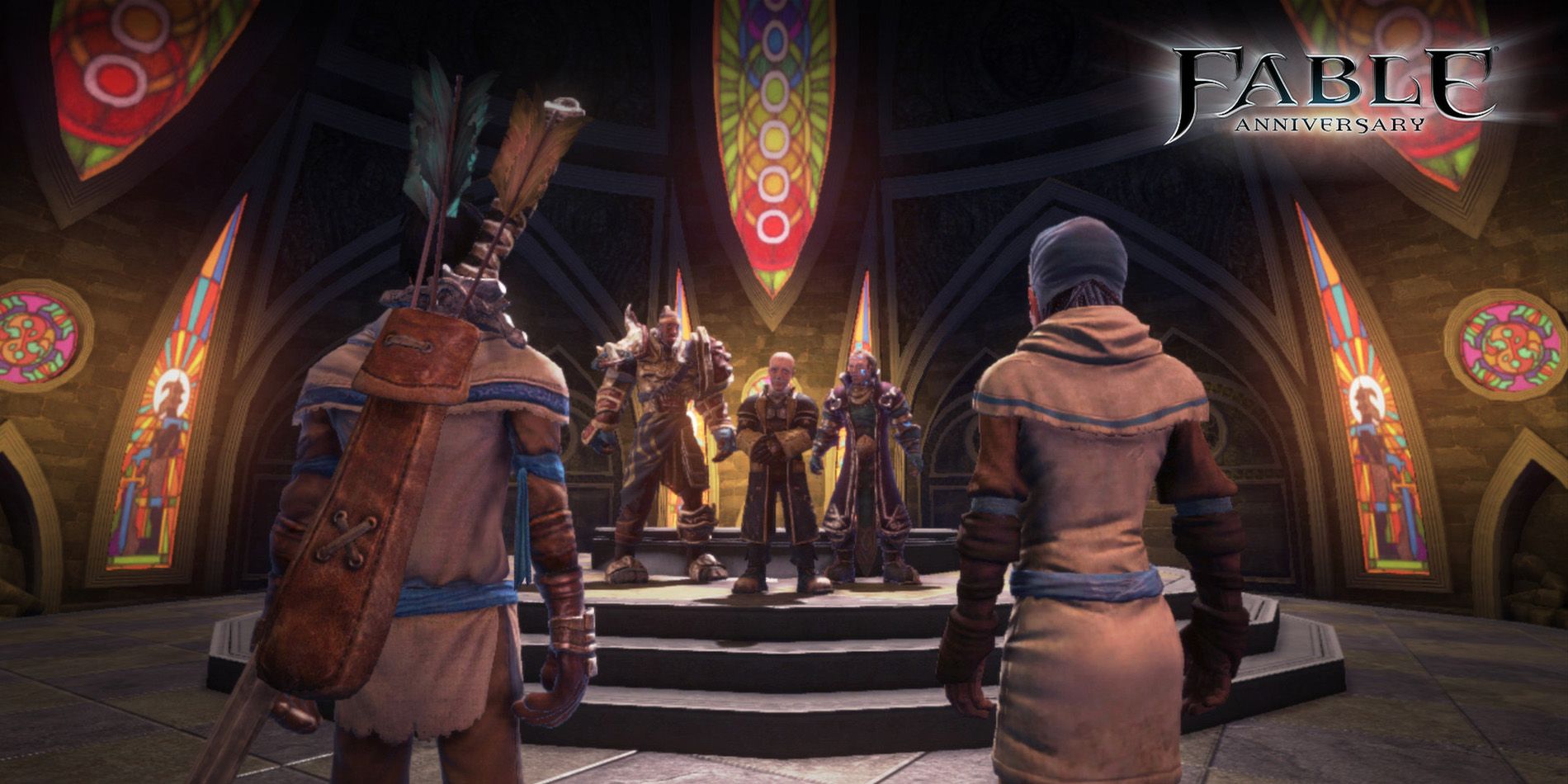 Heroes at the Heroes Guild in Fable Anniversary