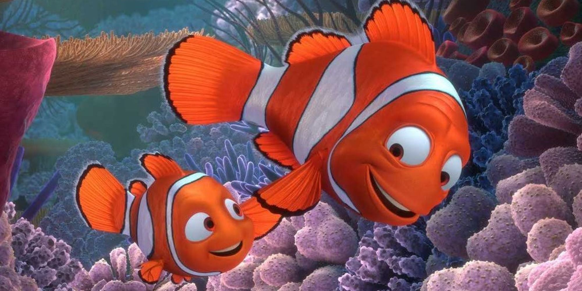 Marlin with Nemo in Finding Nemo