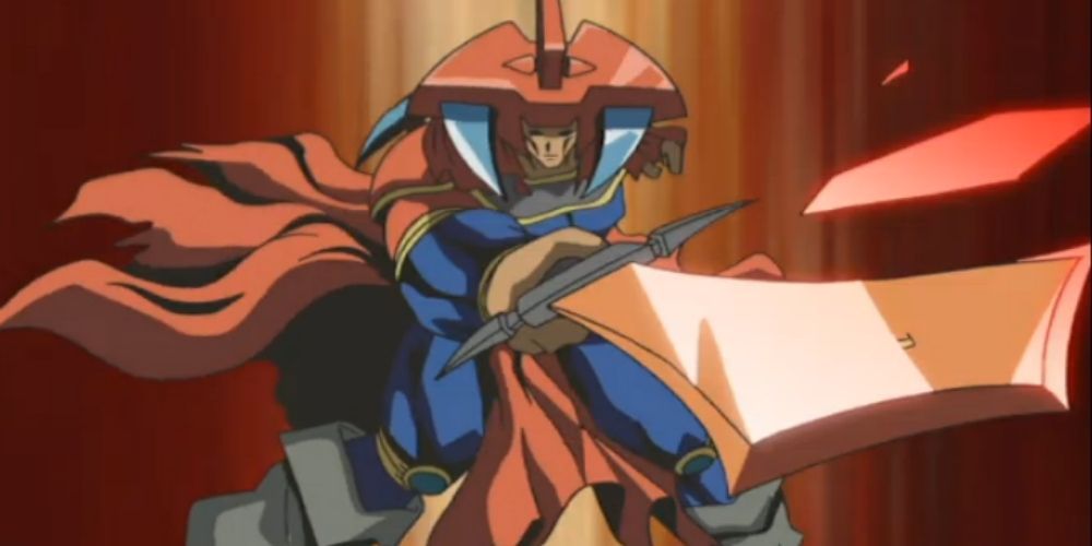 Flame Swordsman in the Yu-Gi-Oh! anime