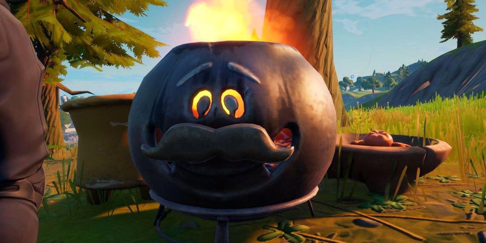 One of the two Tomato Shrines in Fortnite Season 5
