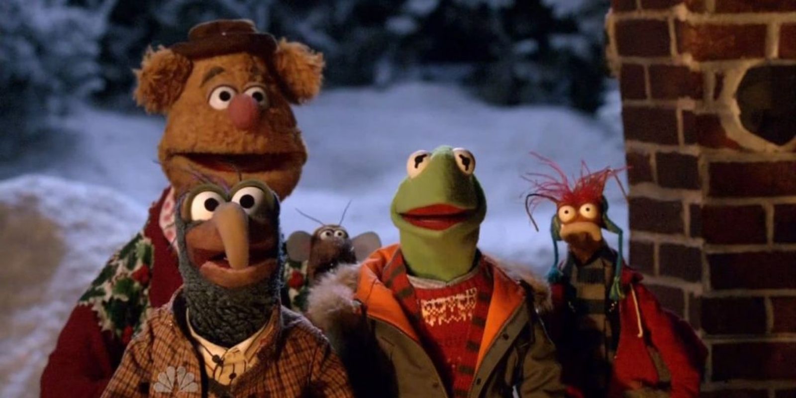 Fozzie Bear Gonzo the Great Rizzo the Rat Kermit the Frog and Pepe the King Prawn The Muppets