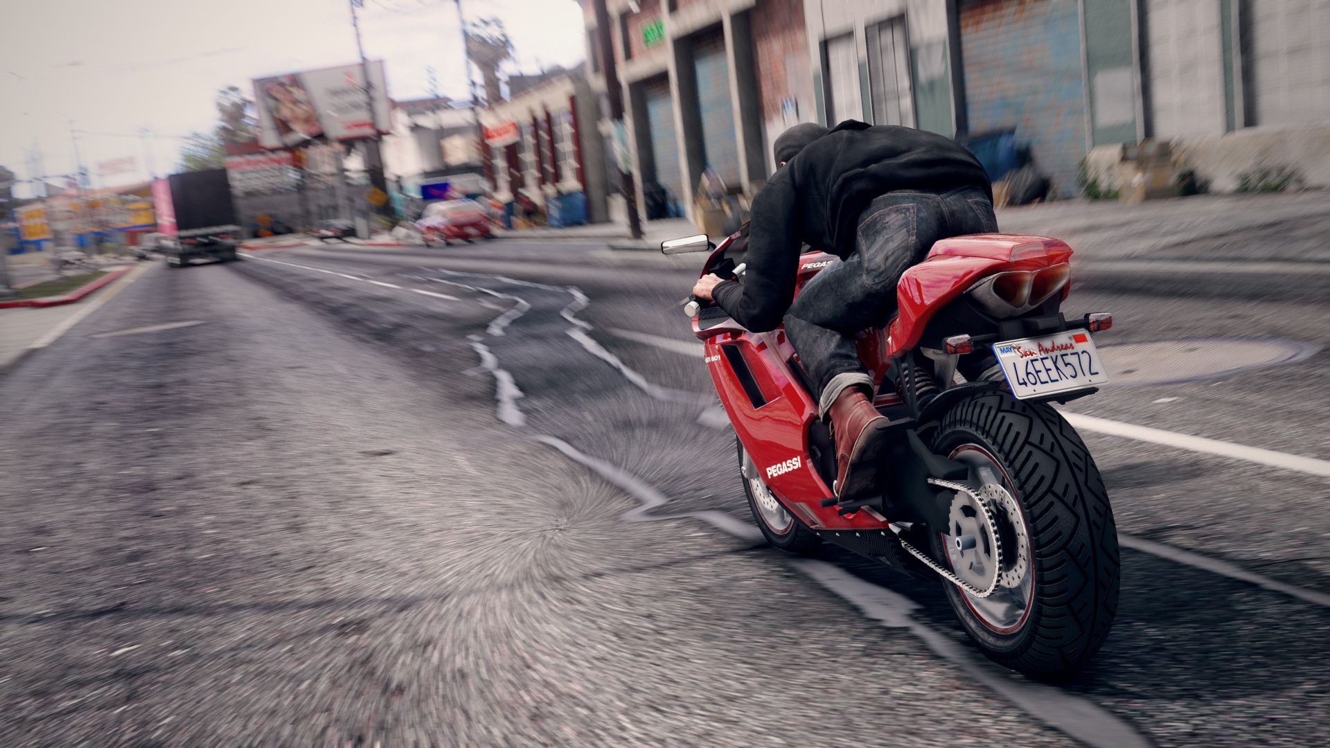 GTA 5 Graphics Overhaul Realism Mod Motorcycle