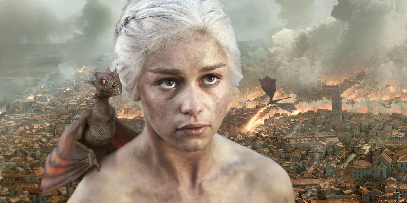 Game of Thrones Daenerys Season 1 and 8