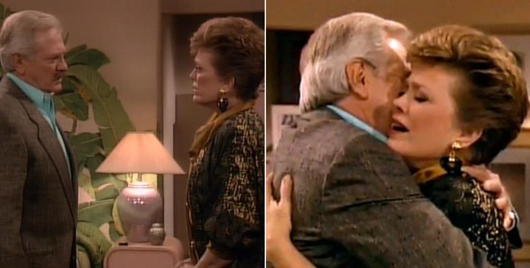 Blanche (Rue McClanahan) and her late husband, George, in &quot;The Golden Girls.&quot;