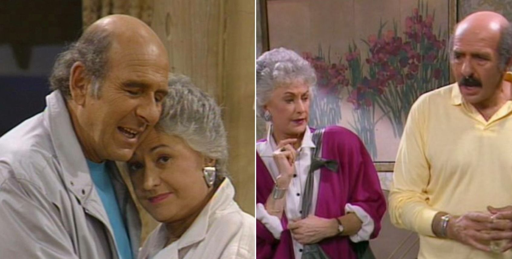Dorothy (Bea Arthur) and Stan (Herb Edelman) in &quot;The Golden Girls.&quot;
