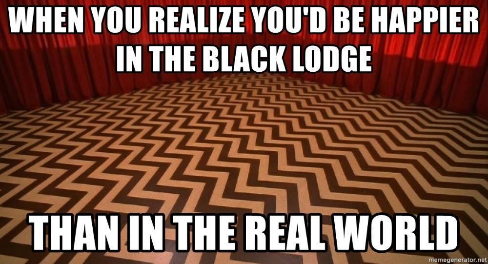 Twin Peaks Black Lodge Meme