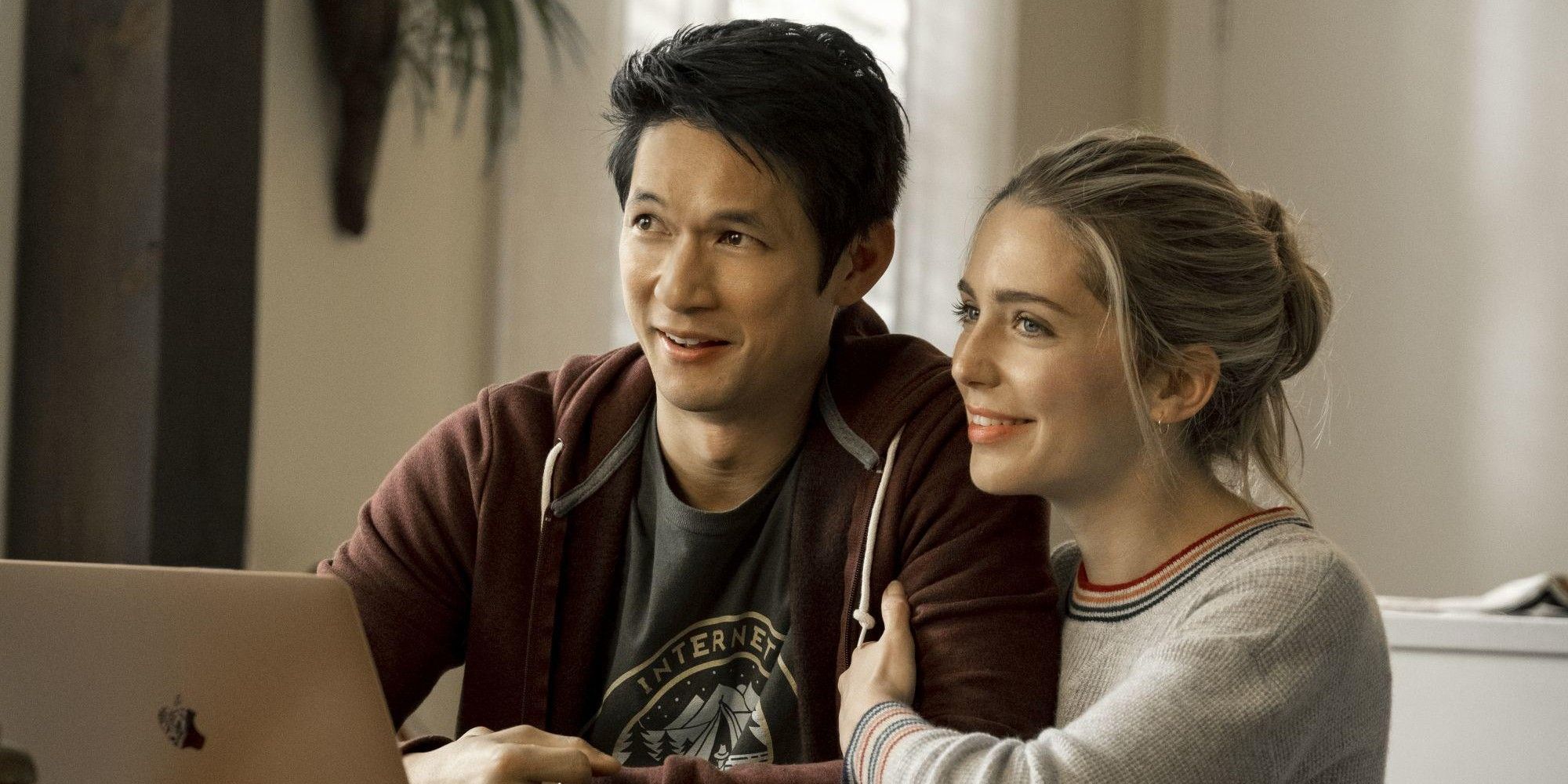 Harry Shum Jr. and Jessica Rothe in All My Life (1)