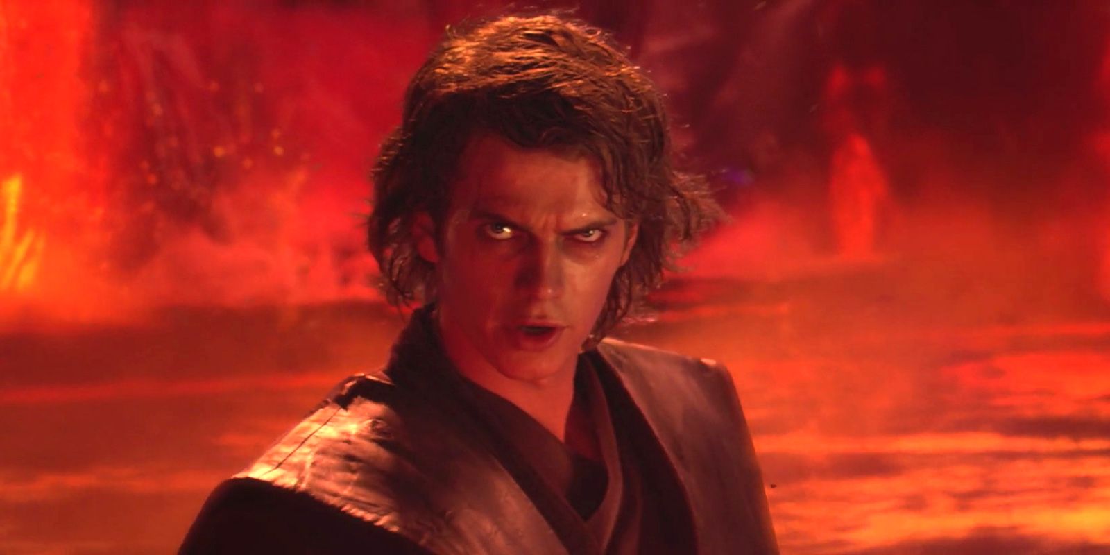 Hayden Christensen as Darth Vader in Revenge of the Sith