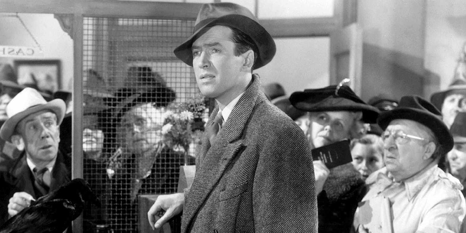 George in the bank in It's a Wonderful Life 