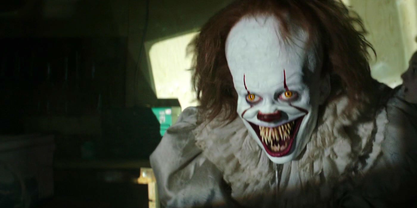 Pennywise Coming Out of Projector Screen in It