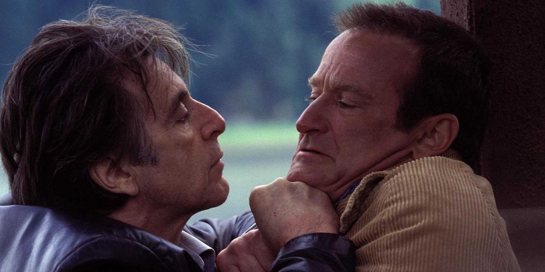 Al Pacino confronts Robin Williams in Insomnia