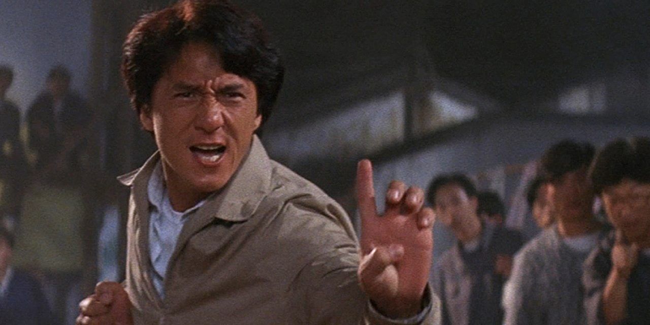 Jackie Chan ready for a fight in Supercop