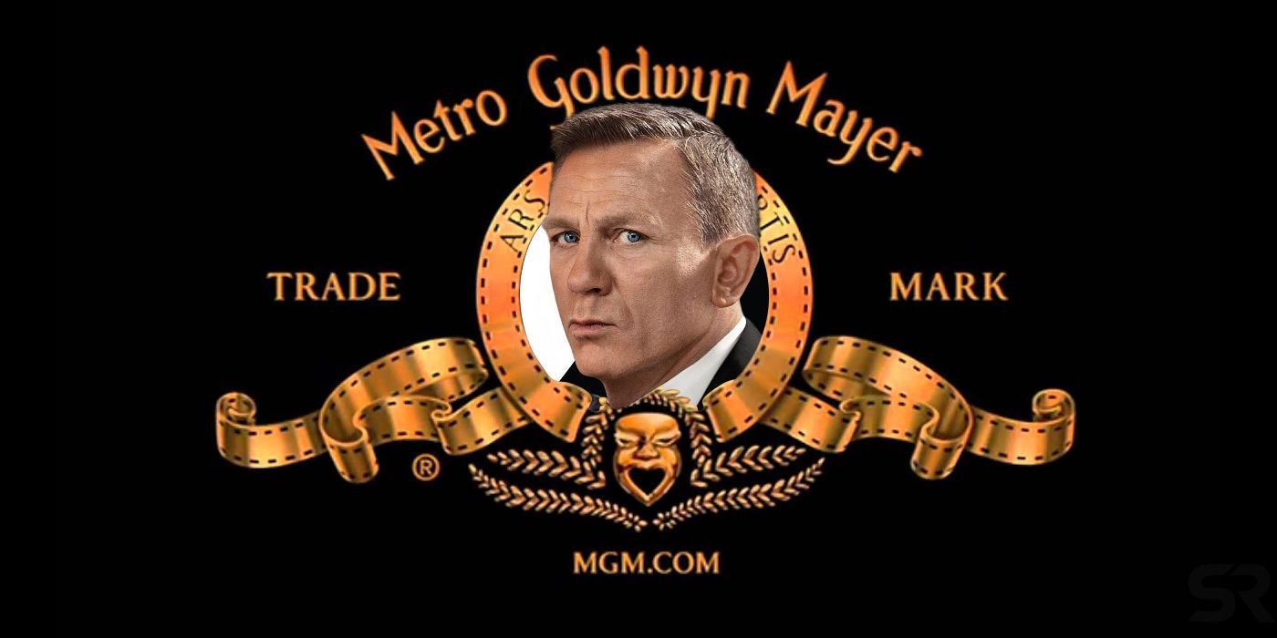 James Bond replaces the lion in the MGM Logo