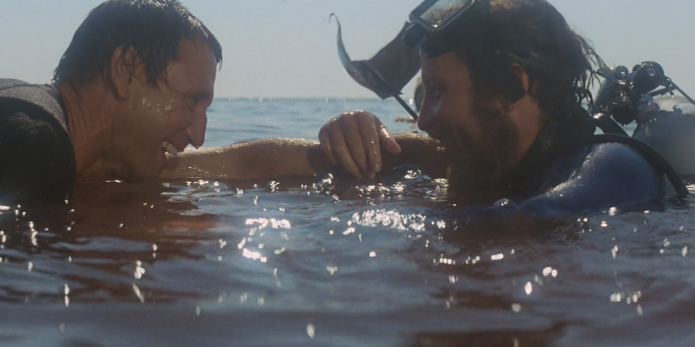 Jaws 1975 Hooper and Brody
