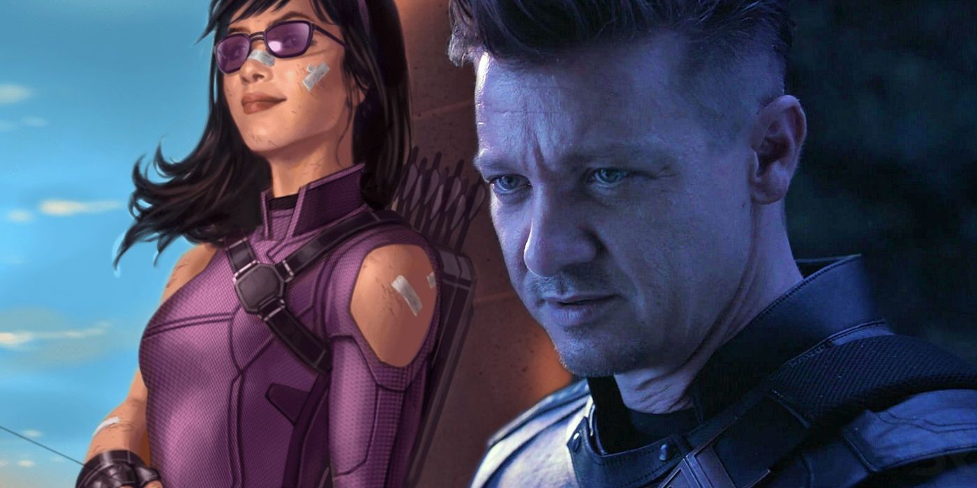 Jeremy Renner as Hawkeye with Kate Bishop Concept Art