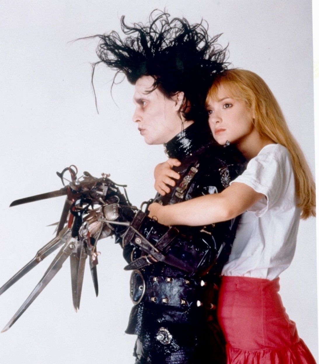 Johnny Depp and Winona Ryder Edward Scissorhands Promo Vertical