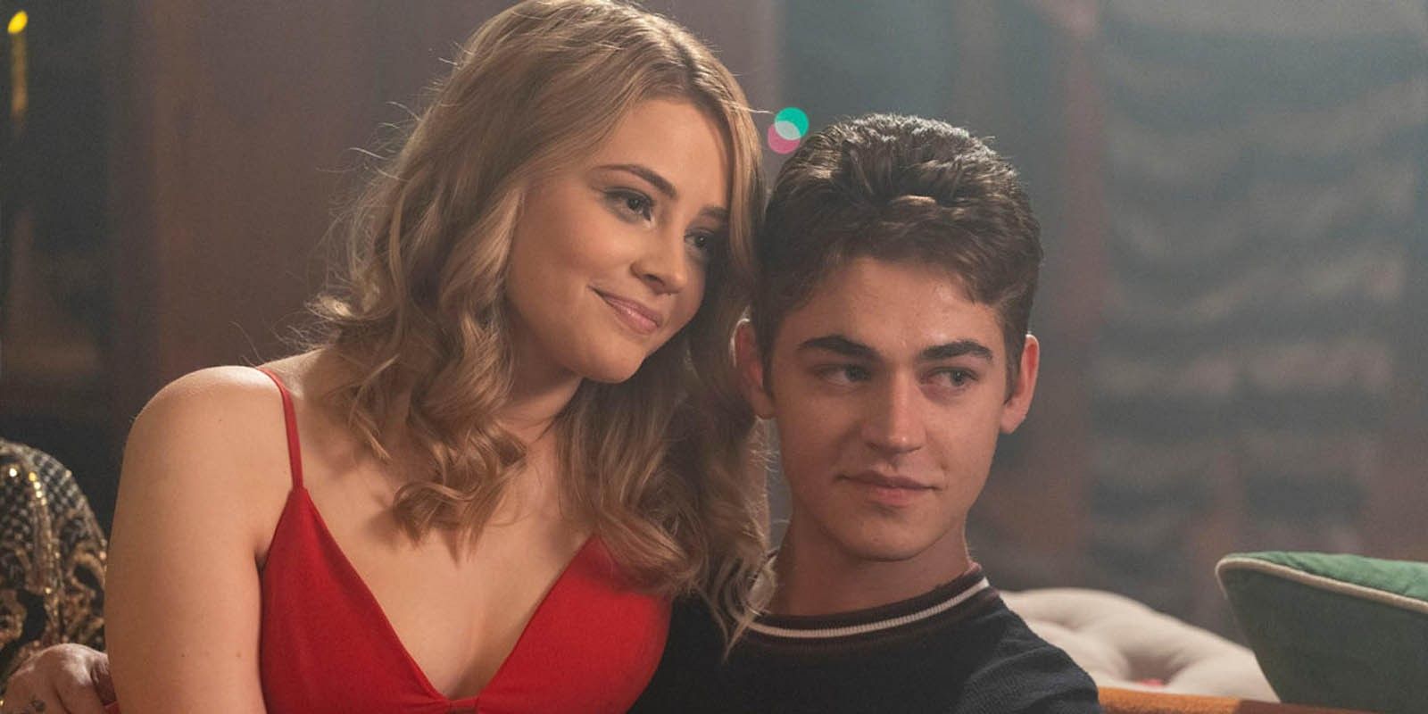 Josephine Langford and Hero Fiennes Tiffin in After We Collided