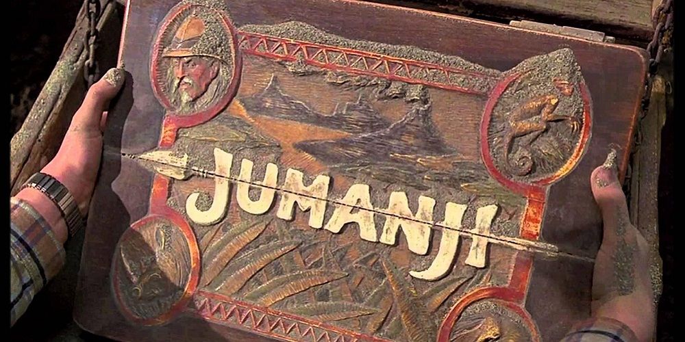The face of the Jumanji Board Game