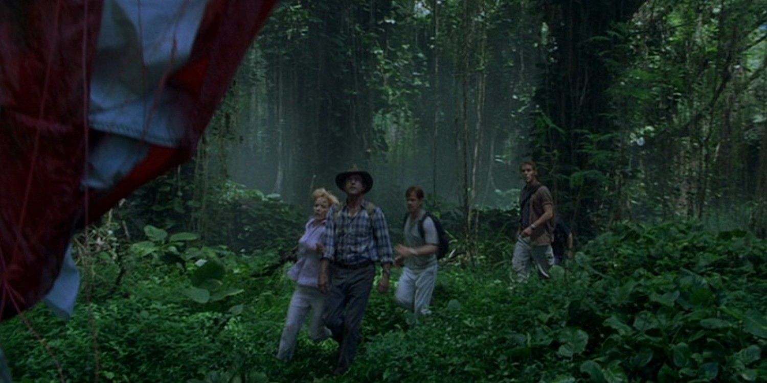 Ben's Parasailing Crash in Jurassic Park 3