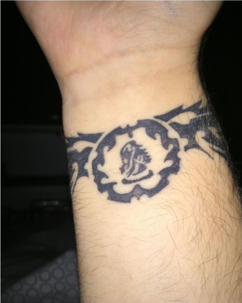 Jason Brody fan made wrist tattoo