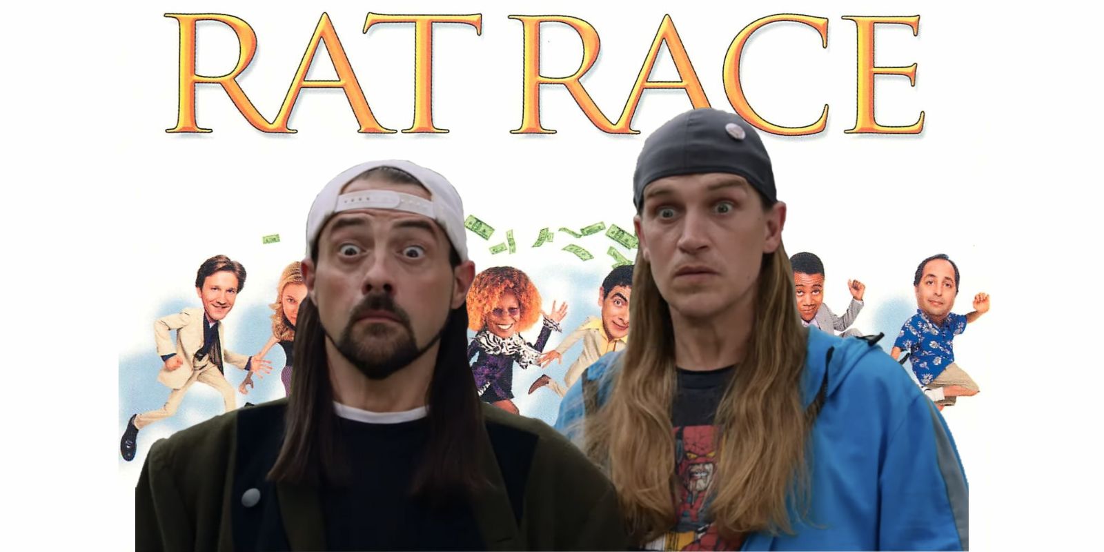 Kevin Smith and Jason Mewes in Rat Race