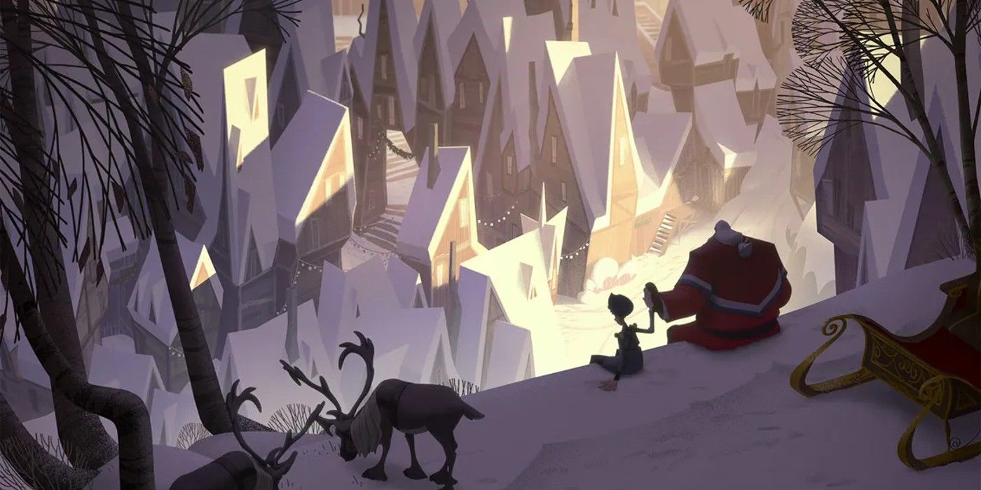Klaus and Jesper sit with Reindeers