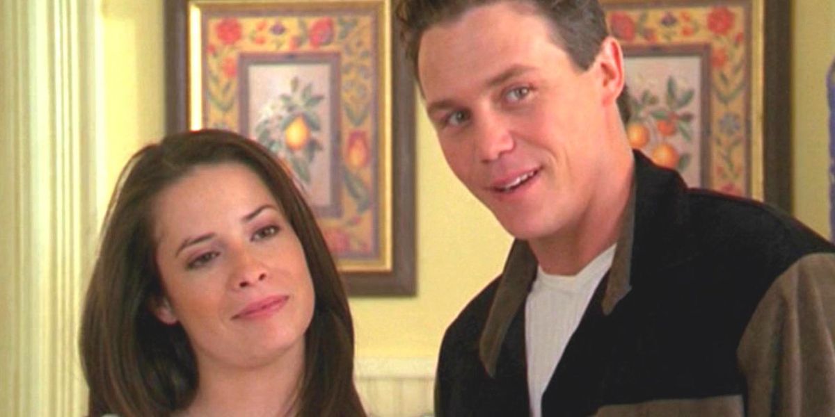 Holly Marie Combs and Brian Krause in Charmed