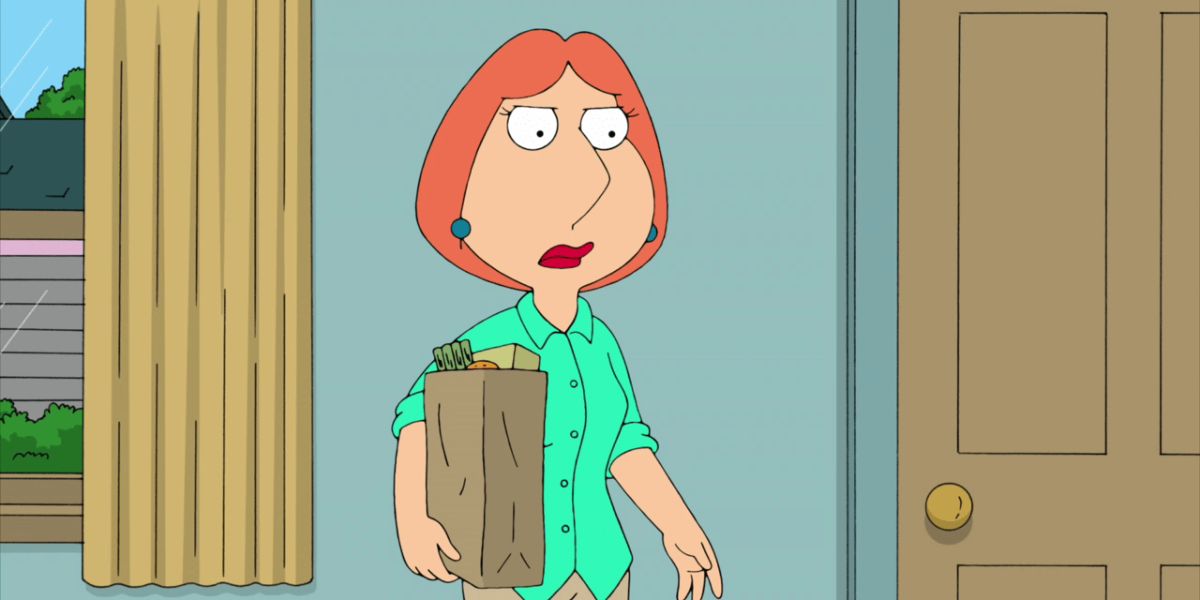Alex Borstein voicing Lois in Family Guy