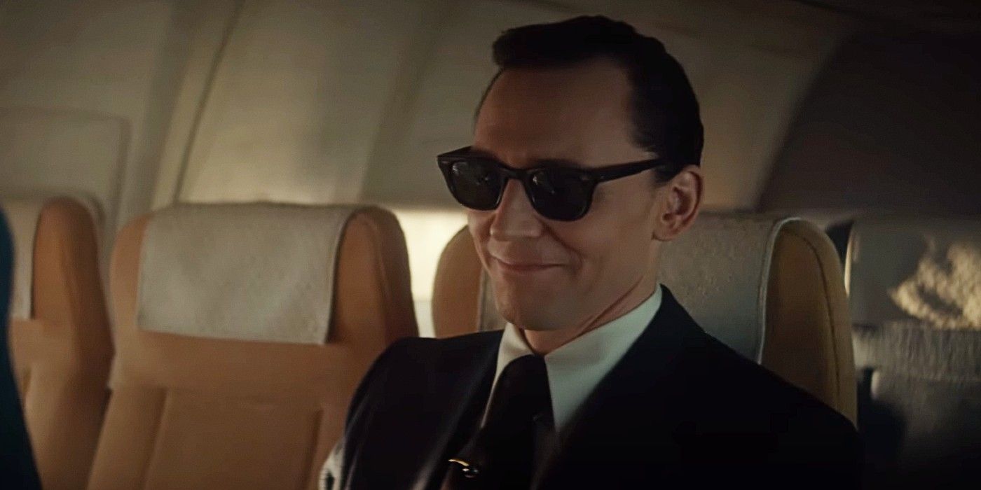 Loki as DB Cooper in Loki Episode 1