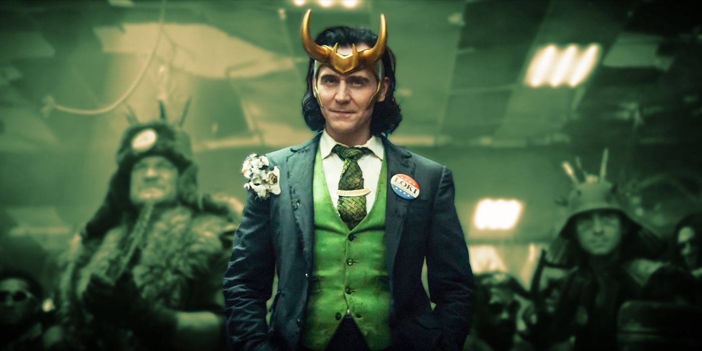 Tom Hiddleston's Loki, dressed in a green suit, from his TV spinoff's teaser