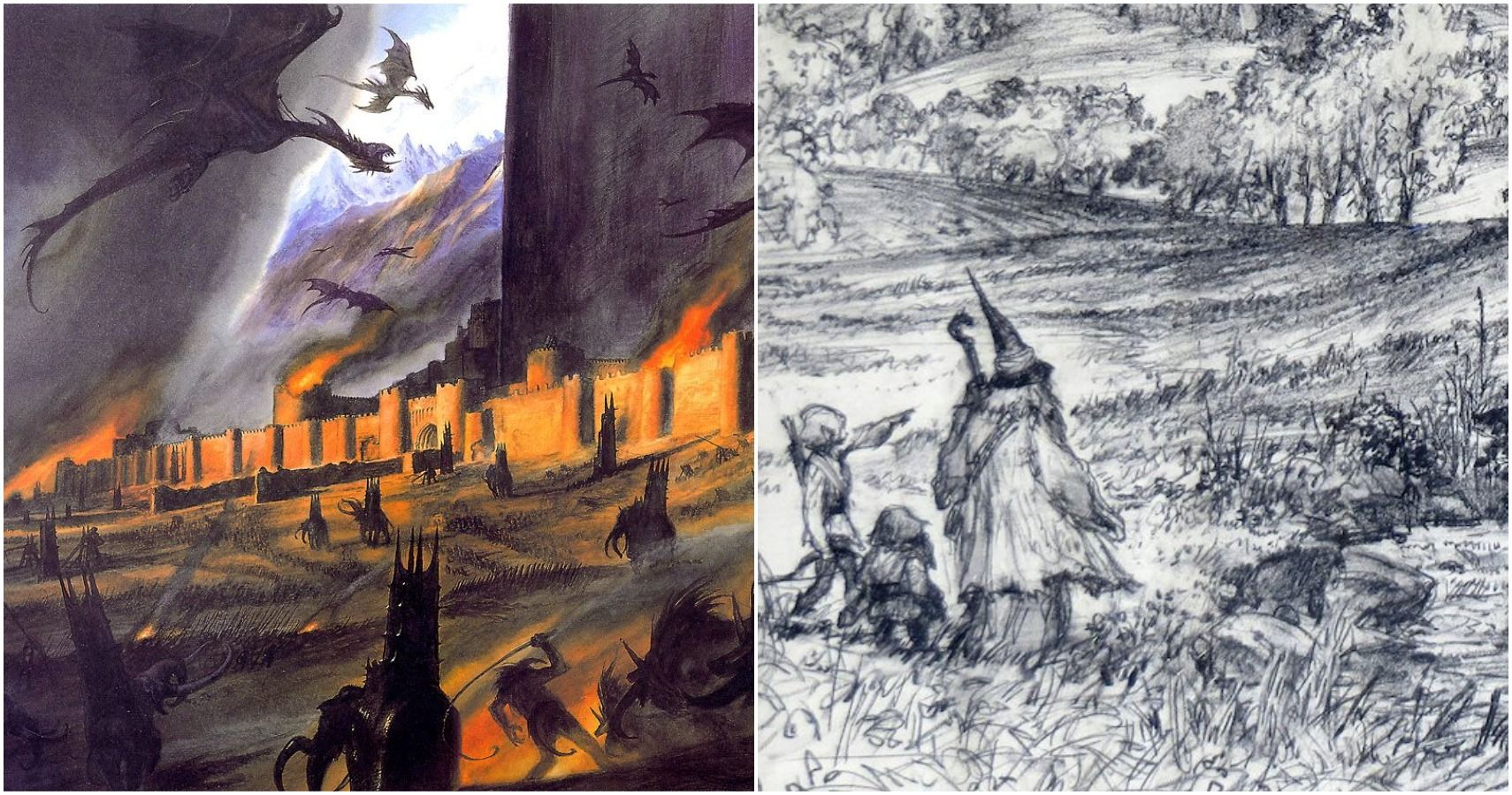 Scorch verbanning Heup Lord Of The Rings: 10 Breathtaking Pieces Of Concept Art That Every Fan  Should See