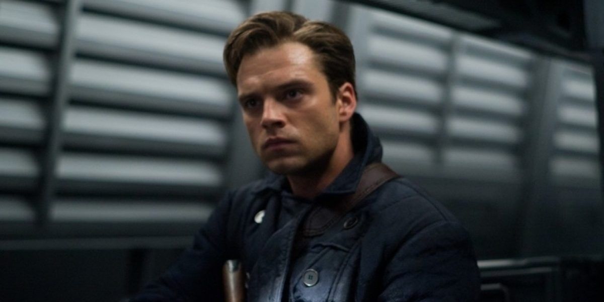Bucky Barnes holding a rifle in Captain America: The First Avenger.