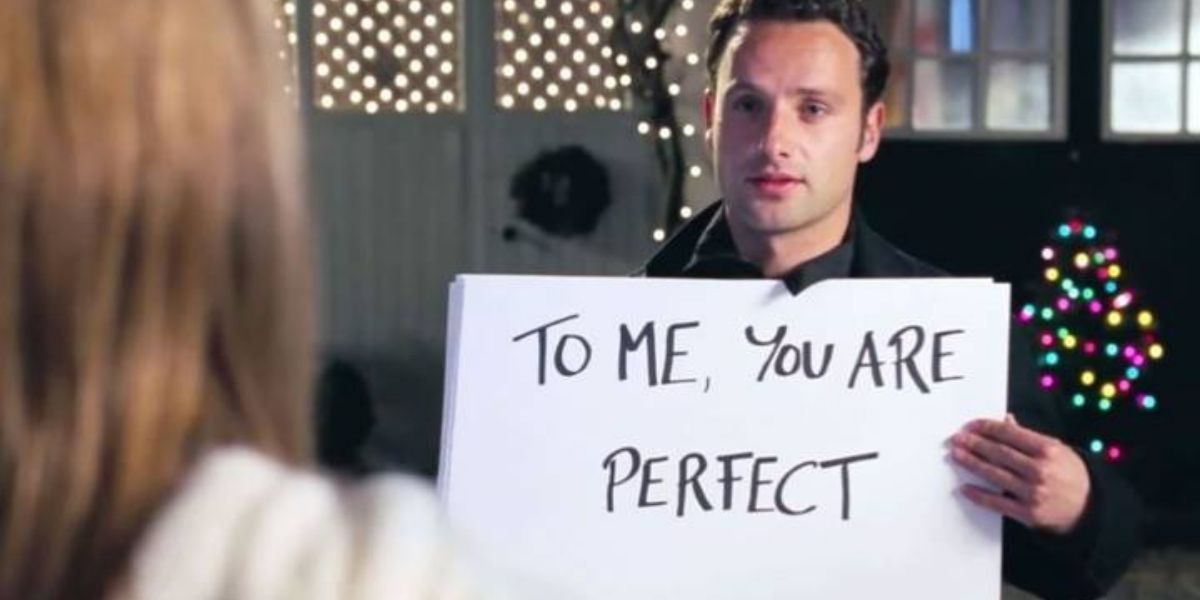 Notecard scene in Love Actually (2003)