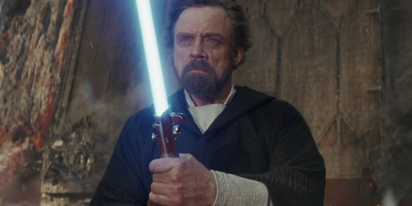Luke on Crait in Star Wars The Last Jedi