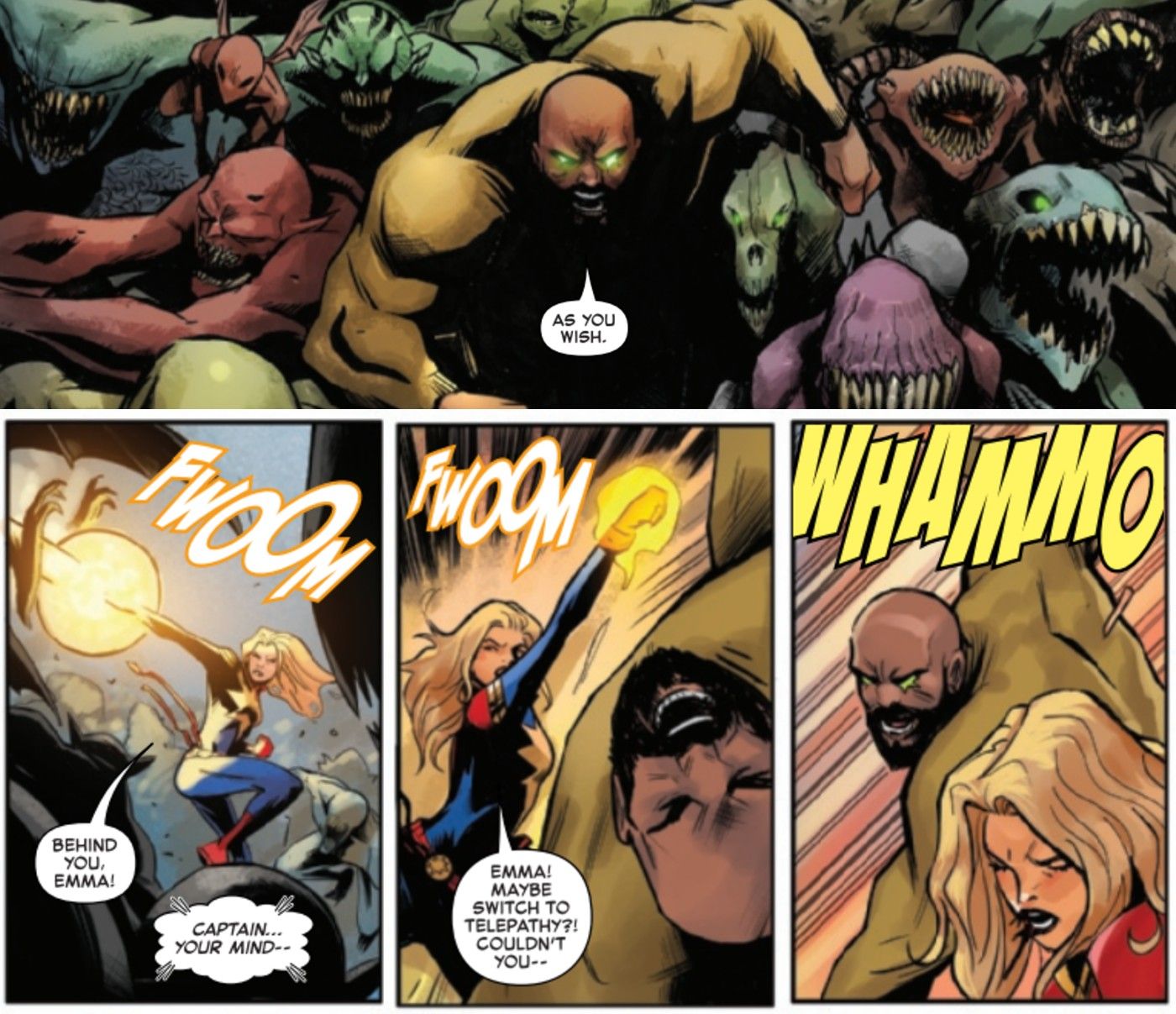 Captain Marvel & Luke Cage Meet in Marvel's Tragic Crossover