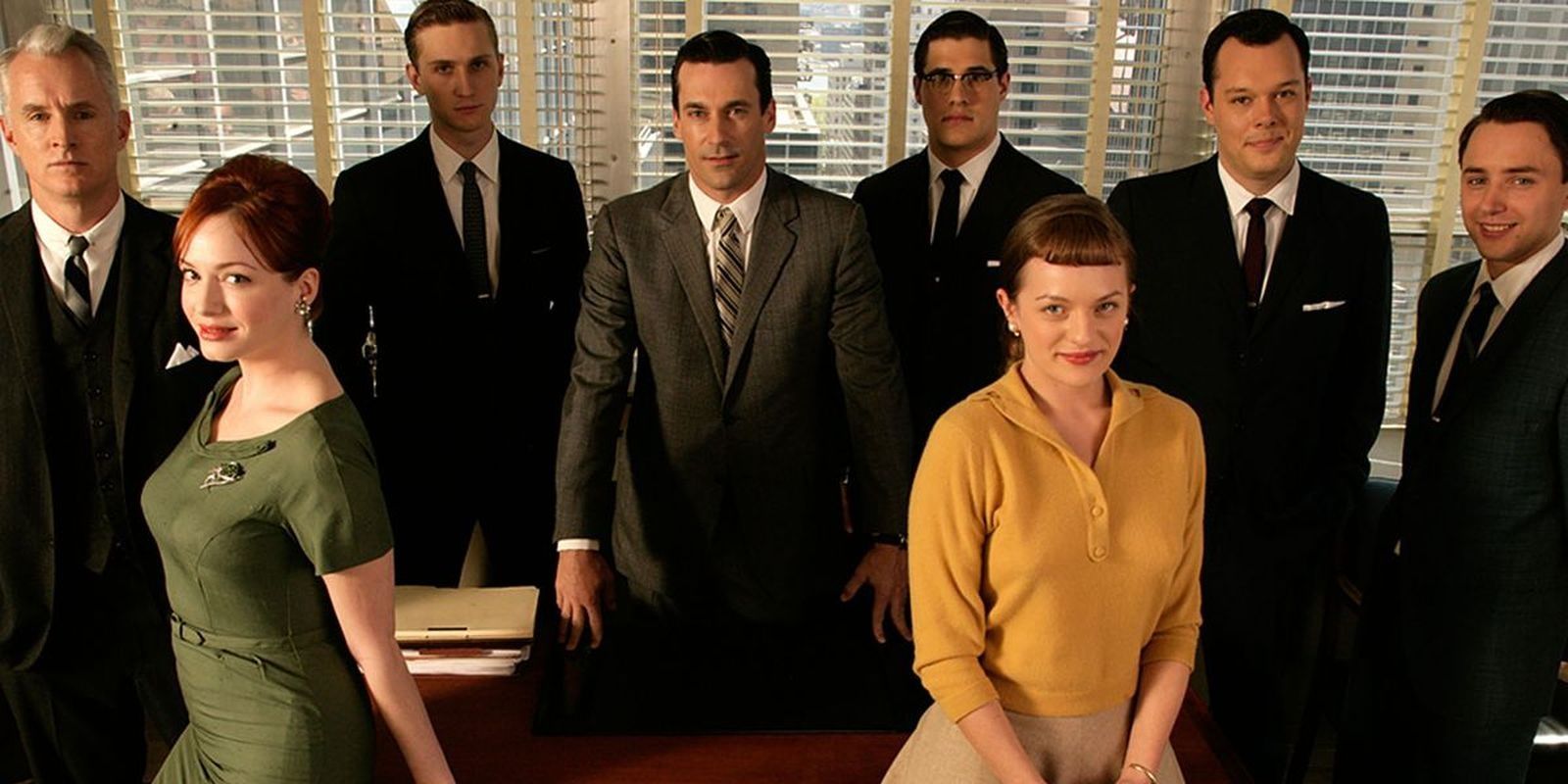 The Mad Men cast standing together