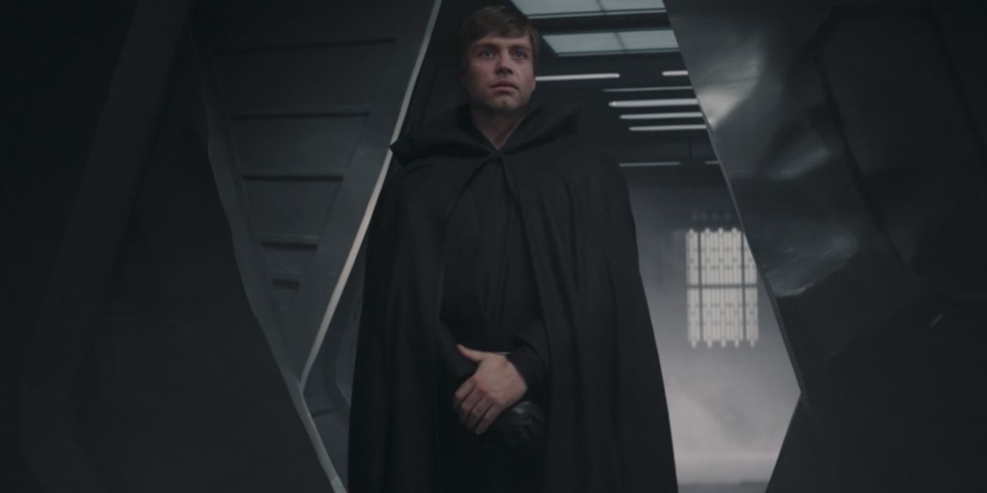 Mark Hamill as Luke Skywalker in The Mandalorian.