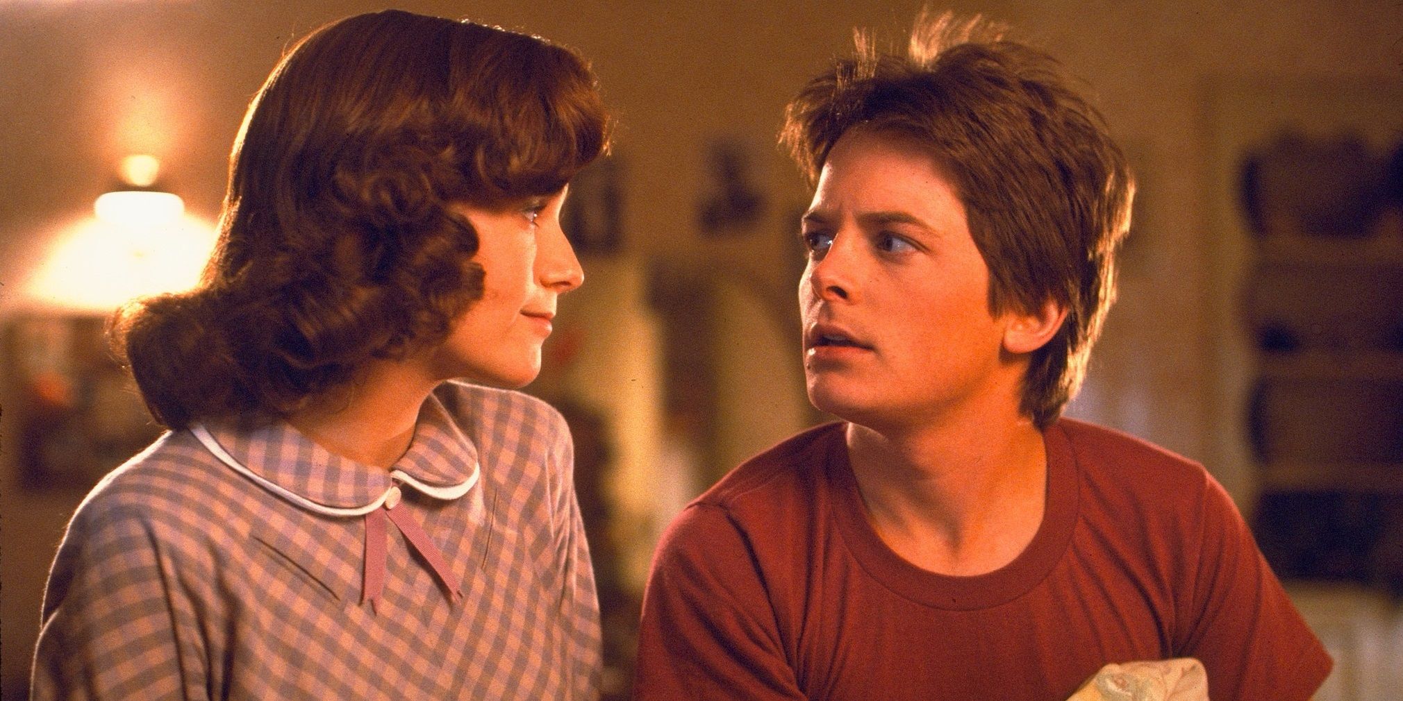 Marty and Lorraine in Back to the Future