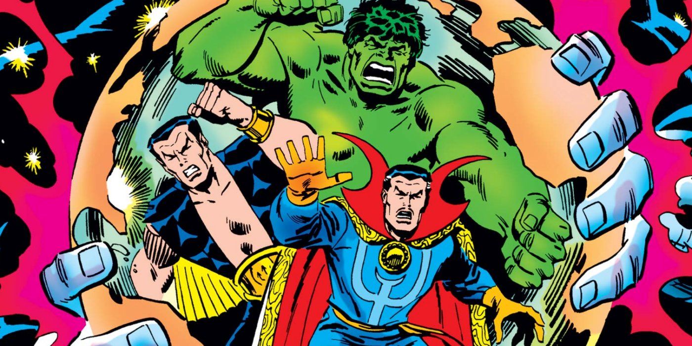 Anggota pendiri Defenders: Namor, Hulk, dan Doctor Strange